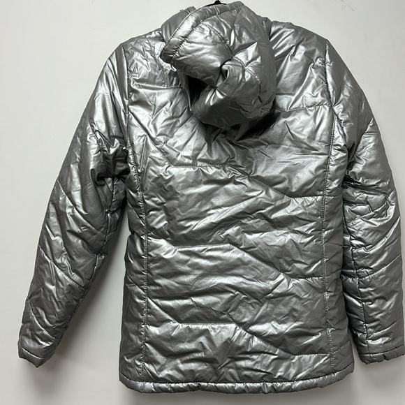 PUMA sport lifestyle padded silver jacket size XS - Picture 4 of 9